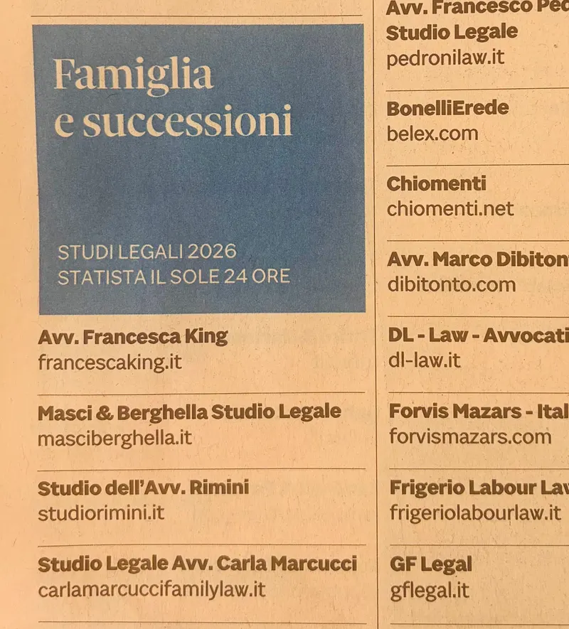 Locandina: Studi Legali dell'Anno 2026 Sole 24h