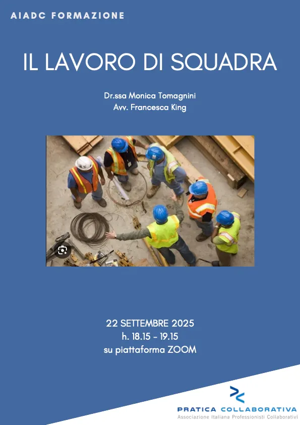 Locandina: Il lavoro di squadra